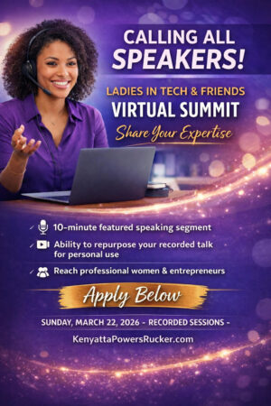 Ladies in Tech Network Summit and Book Launch Virtual Speaker